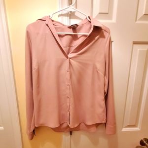 Blush Collared Blouse